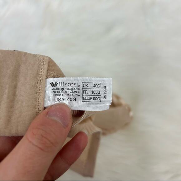 Wacoal Nude Sheer Mesh Underwire Bra Size 40G - Picture 2 of 6